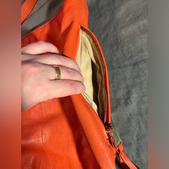 Christopher Kon — Salmon Leather Shoulder Bag - Picture 9 of 11